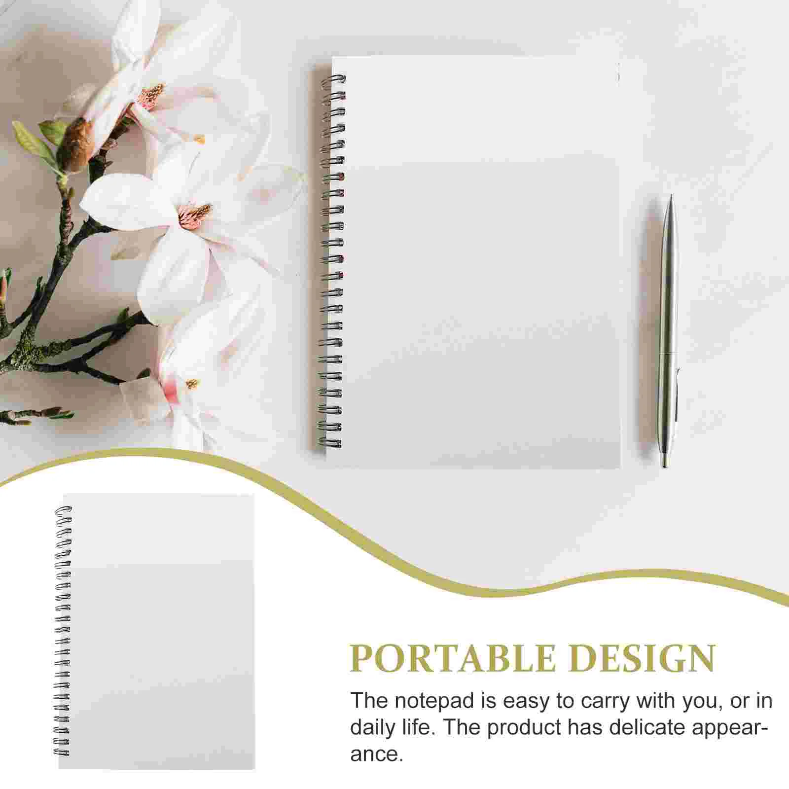 Thermal Transfer Notebook Notebooks for Work Sublimation Schedule Notepad Paper DIY Notepads Small White Student A5