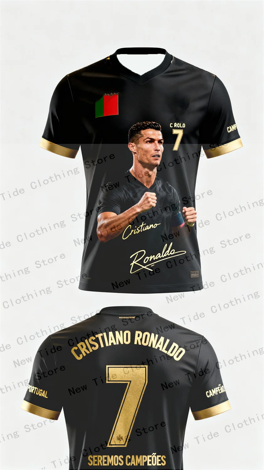 2026 تصميم حصري من الجيرسيه التذكارية والقميص للرجال المشجعين - إصدار خاص CR7 مجموعة معدات مروحة كرة القدم 1 #6