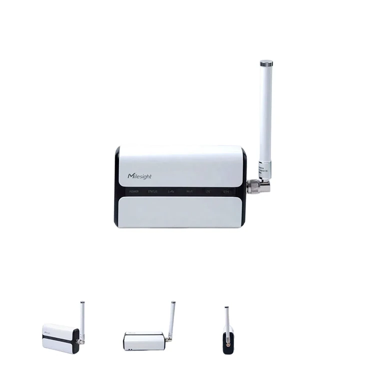 Milesight UG65 LoRaWAN Gateway 8 Channel VPN BACnet/IP Modbus FUOTA IP65 4G WiFi PoE for Pharmaceutical Labs & Cleanrooms