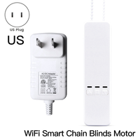 A43M Tuya Wifi Smart Motor For Roller Blinds Electric Chain Shade Shutter Drive RF Remote Kit Smart App Via Alexa/Google US Plug