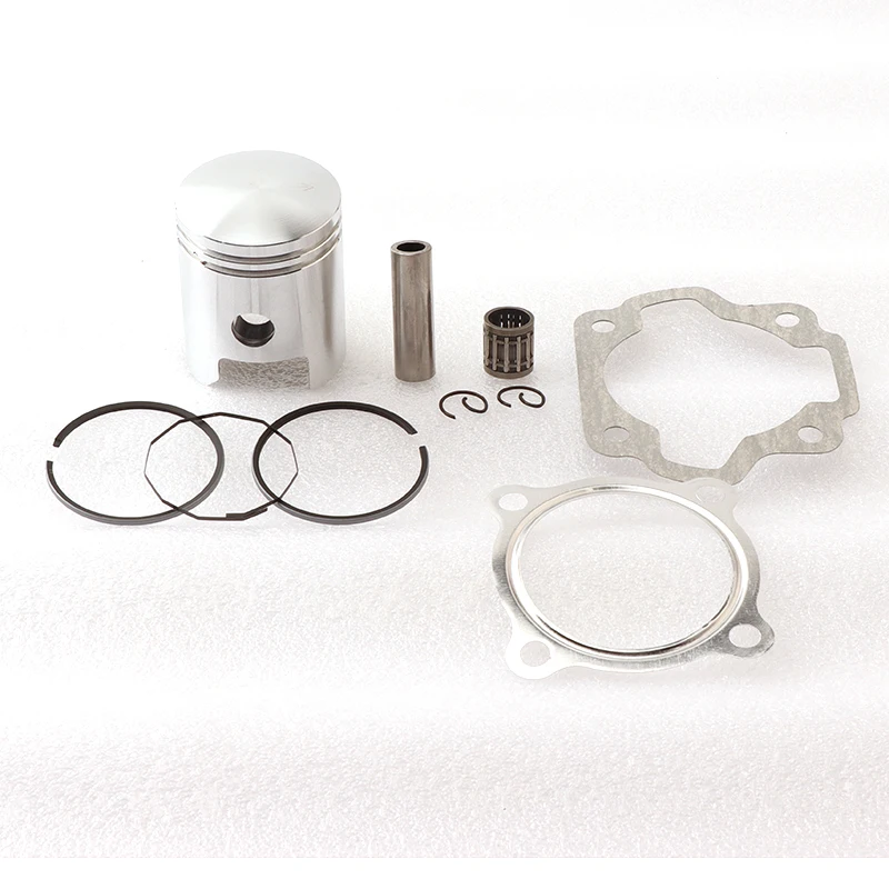 Set 47mm Piston Kit with Gasket Ring 12mm Pin for Motorcycle Scooter PW80 JOG 70cc 2 Stroke Engine Yamaha Minarelli 1pe40qmb