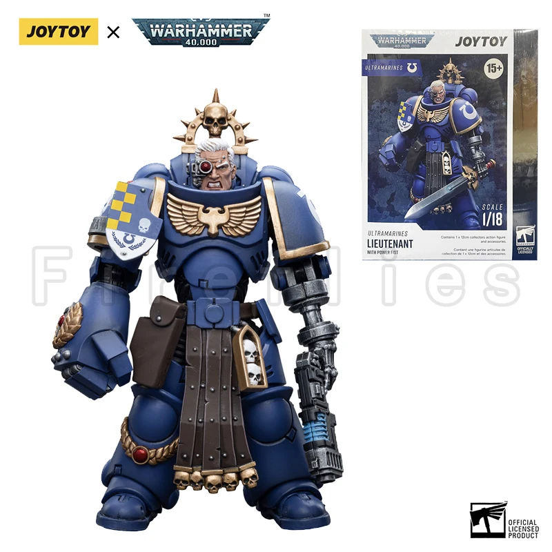 

1/18 JOYTOY Action Figure 40K Ultra Lieutenant With Power Fist Anime Model Toy