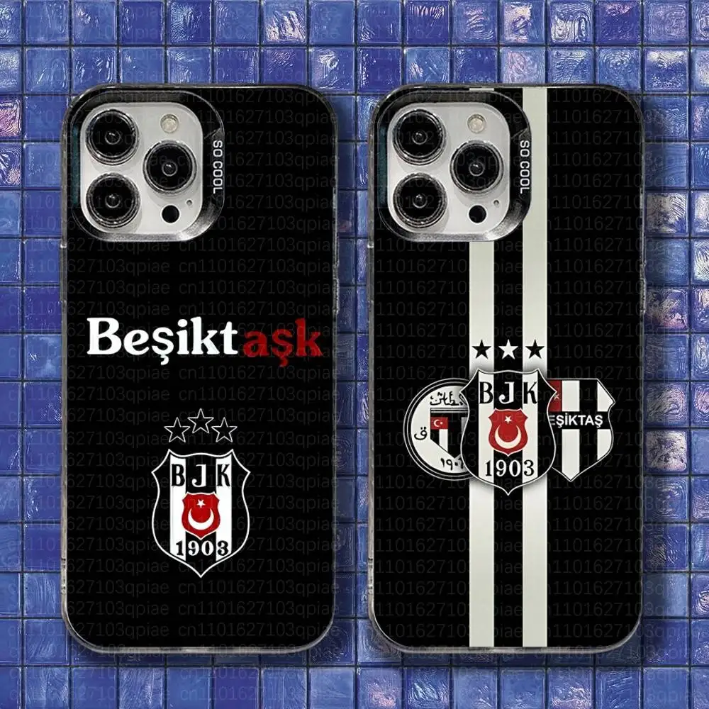 Fashion Besiktas BJK Phone Case For iPhone 18,17,16,15,14,13,12,11,Air,X,XR,Pro,Max,Plus Protect Plating