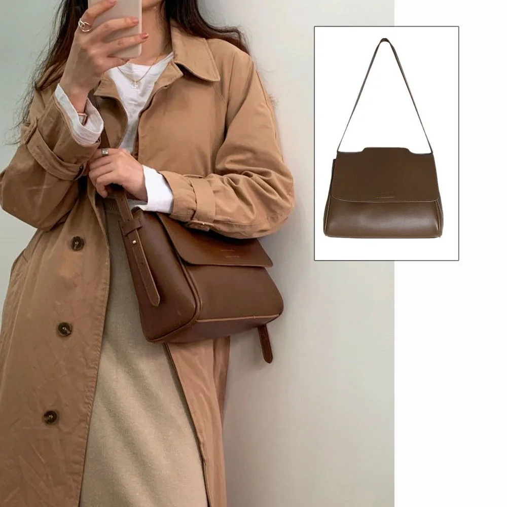 2023 Fashion Large PU Shoulder Bag Grossbody Message Bag for Woman Students School