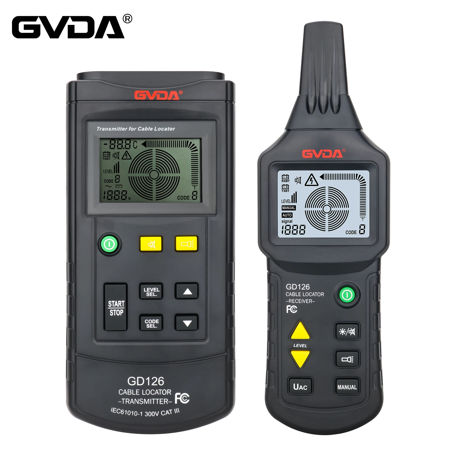 GVDA Multifunctional Wire Tracker 30V-400V Voltmeter Wall Metal Pipe Detector Line Tracker Underground Electric Cable Locator