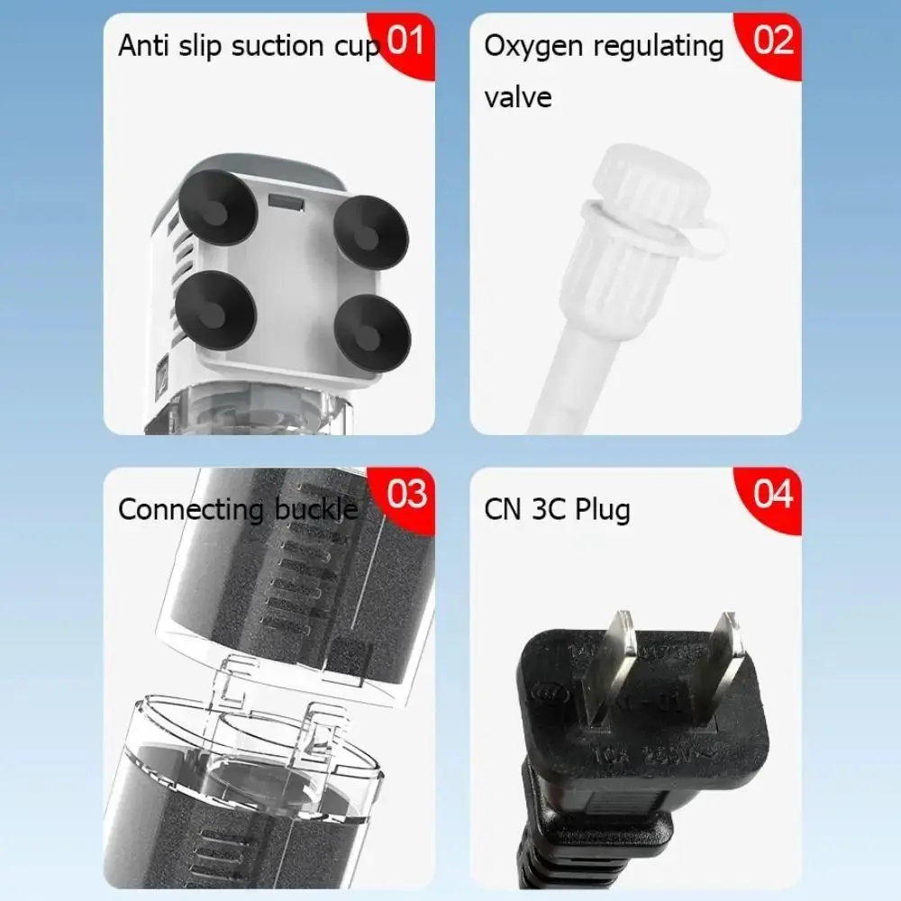 1Pcs 8/12/18/25W Aquarium Filter Pump Removable Built-In Fish Tank Filter Internal Filter Wave Maker Water Changer Pump Aquarium
