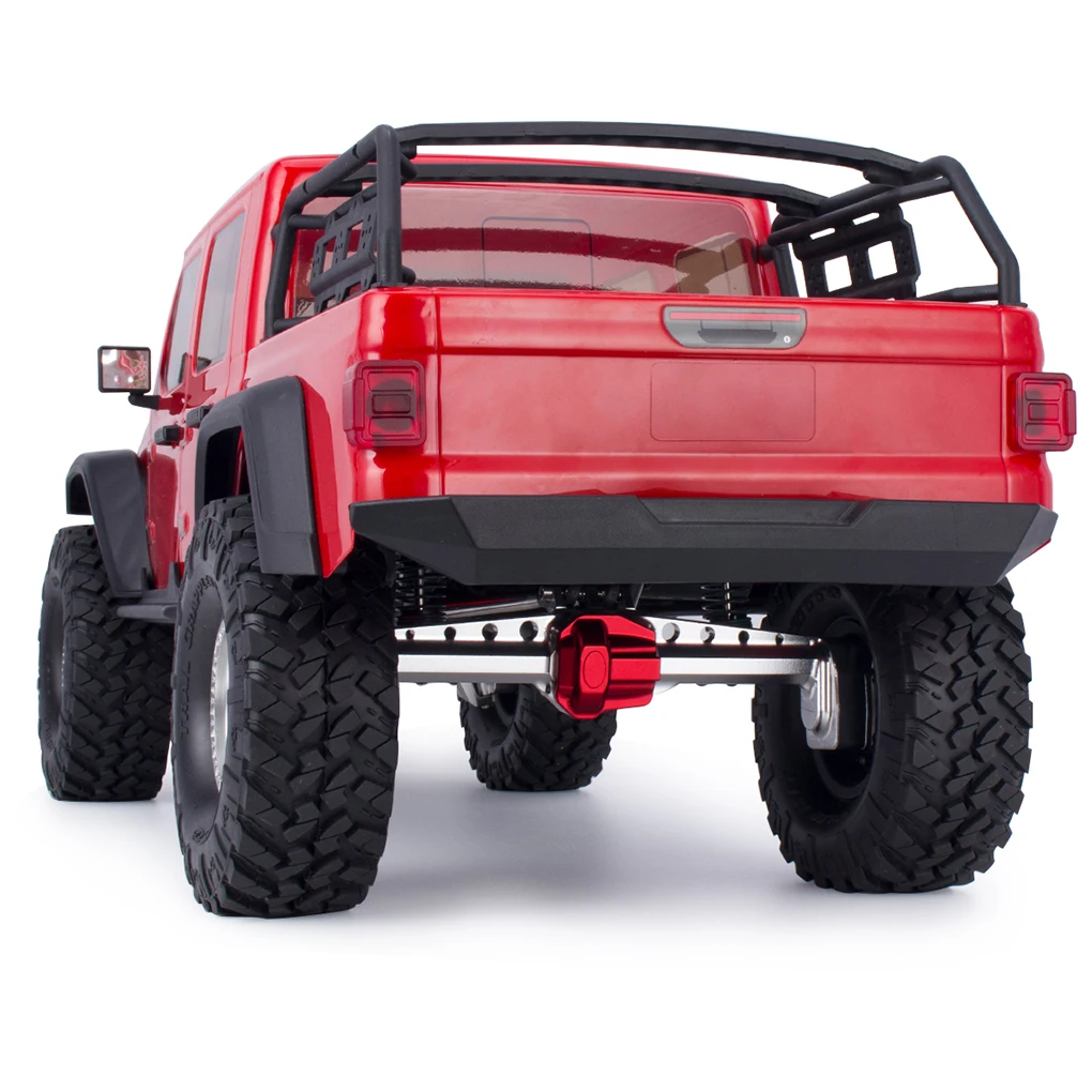 RCGOFOLLOW eje delantero RC pieza de coche CNC Rc eje delantero para 1/10 Axial SCX10 Crawler RC actualización parte RC accesorios de coche negro