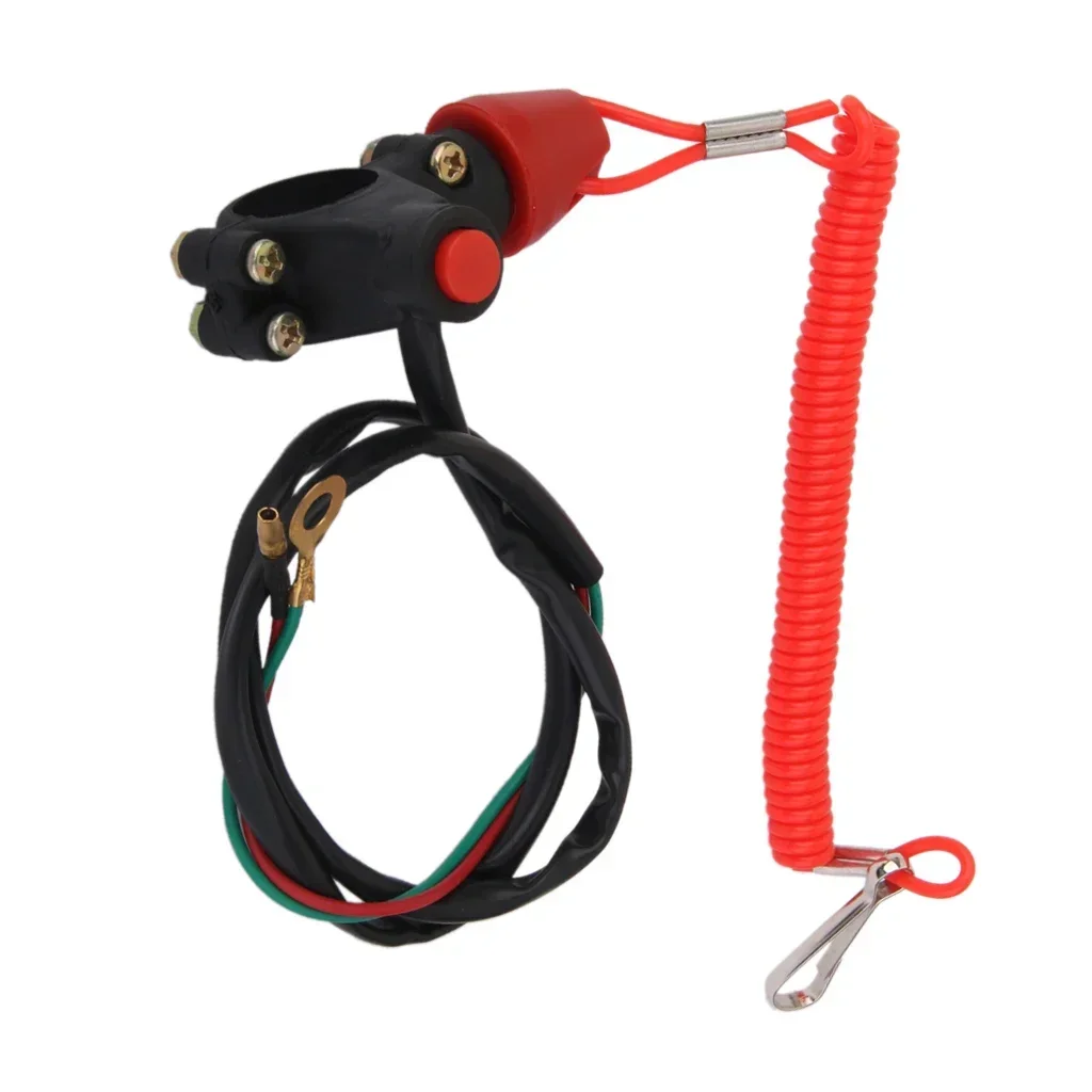 70cm Motorcycle Engine Kill Stop Switch Boat Outboard Engine Motor Kill Stop Switch Safety Lanyard For Marine ATV Quad Yacht