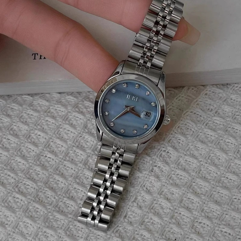 2025 waterproof quartz watch birthday gift niche light luxury fashion classic trend women's watch elegant and simple
