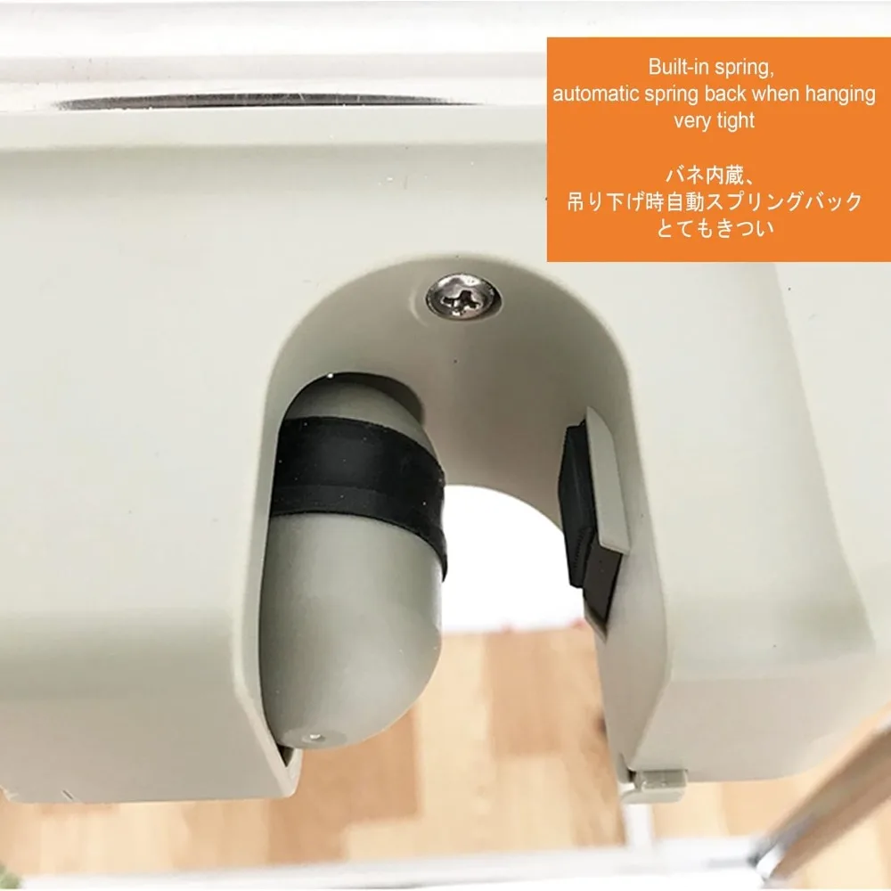 حامل ممسحة ومكنسة من الفولاذ المقاوم للصدأ مثبت على الأرض، رف من الدرجة التجارية للمماسح المبللة والمظلات