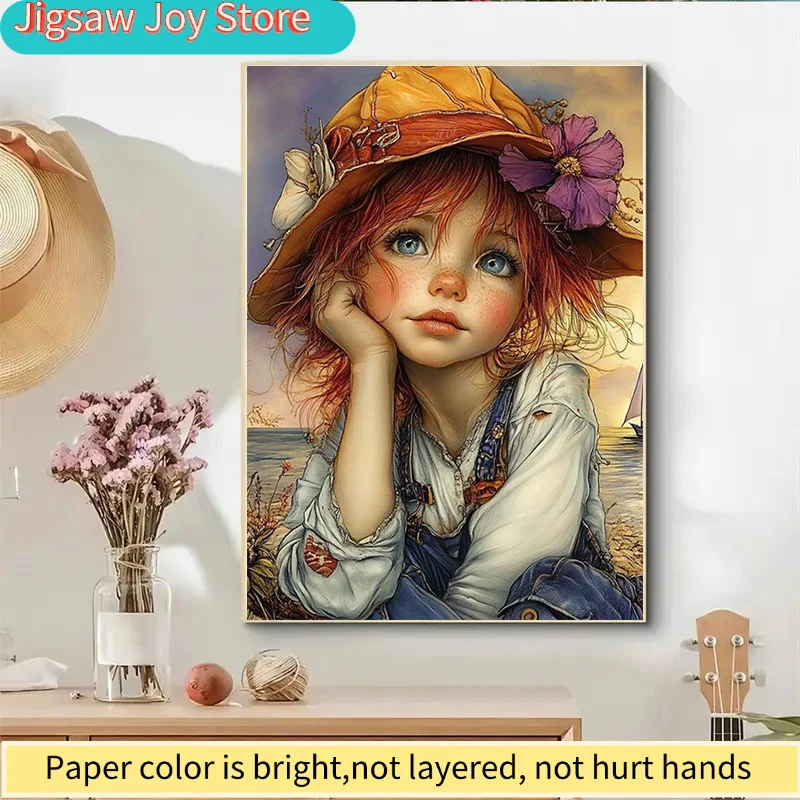 

A 1000pcs Adult Puzzle, Measuring 70.0X50.01 cm, Featuring a Cute Little Girl. It'S Perfect for Creative Fun with Family And F