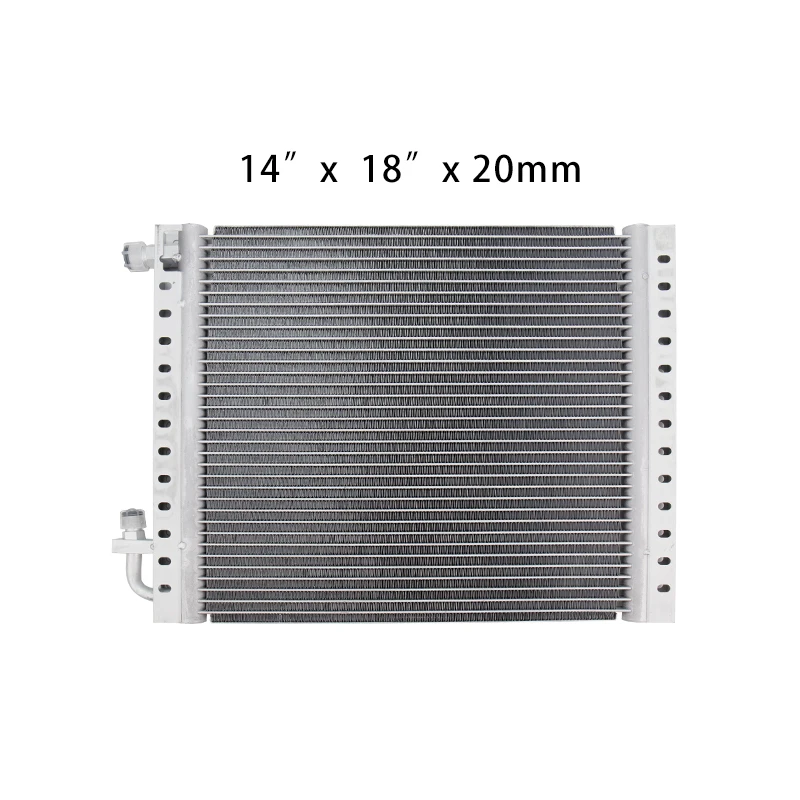 Universal Radiator Aluminium Condenser 14'' X 18'' X 20mm/26mm for Vintage Car Truck Hot Rod Radiator Parts A/C Conditioner