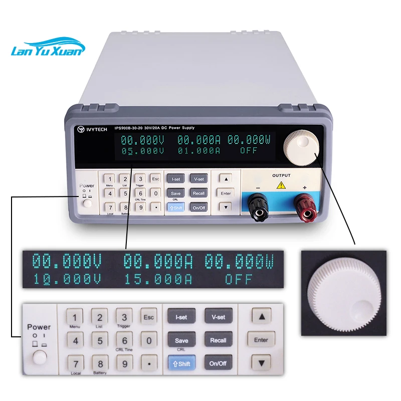 New Style IPS900B-80-10 80V 10A Programmable Bench Switch Laboratory Voltage Regulator DC Variable Power Supply