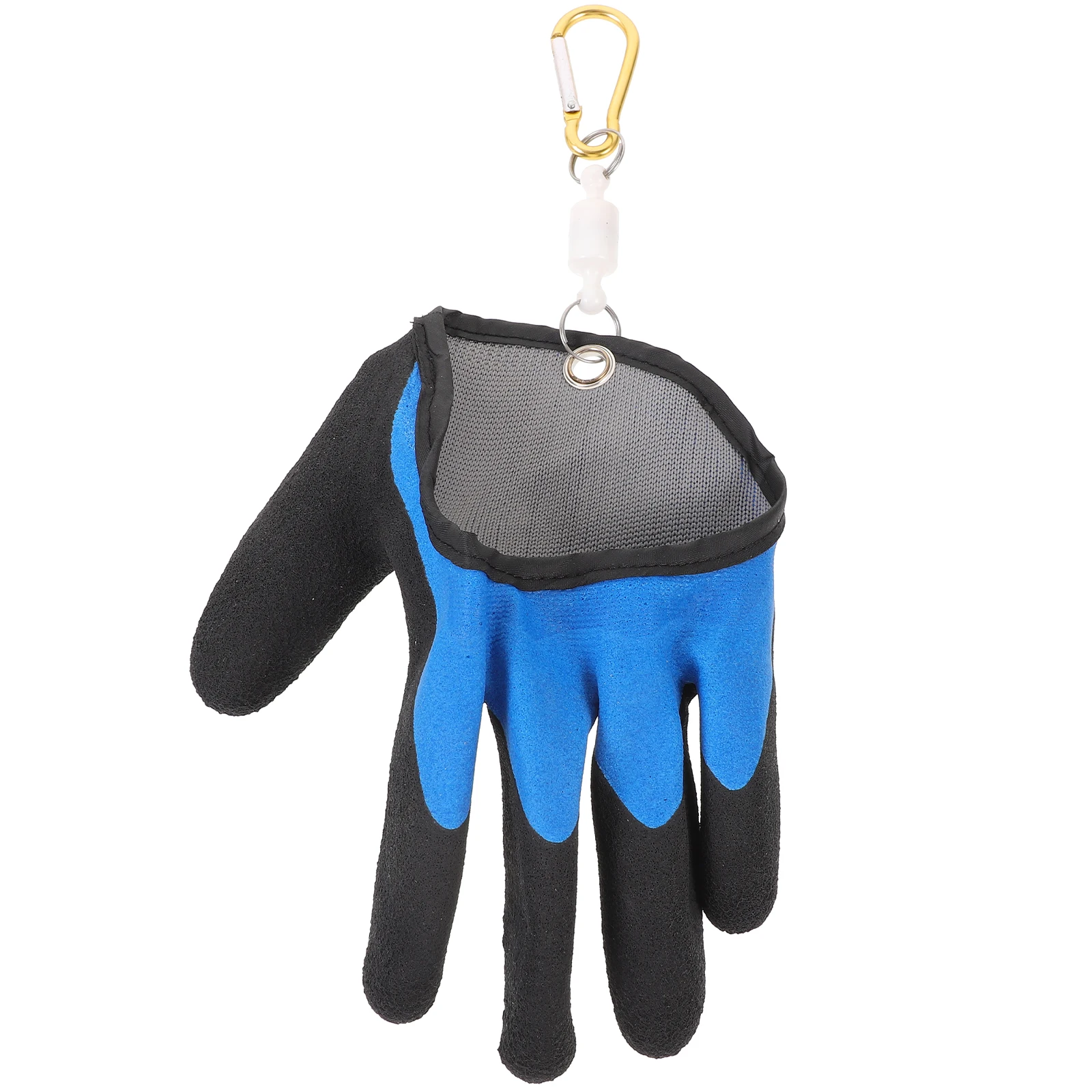 

Portable Non slip Gloves PE Line Woven Latex Left h Magnetic Buckle Thickened Fishing Gloves Reusable Safety Protection