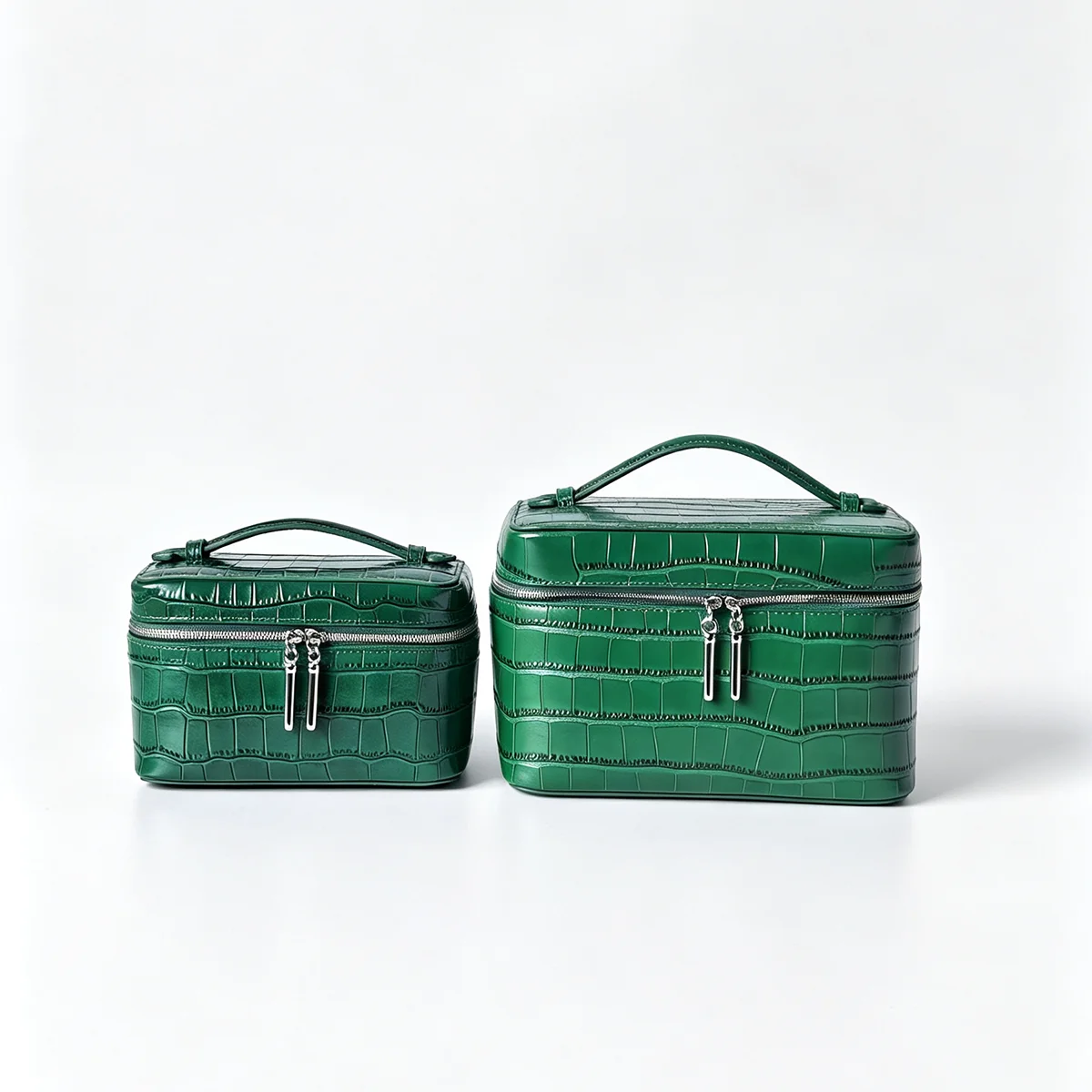 Monogramm-Lunchbox-Tasche aus hochwertigem Himalaya-Leder, große Kapazität, Reise-Make-up-Organizer, Schmucktasche, Kosmetiktasche – Detail 20