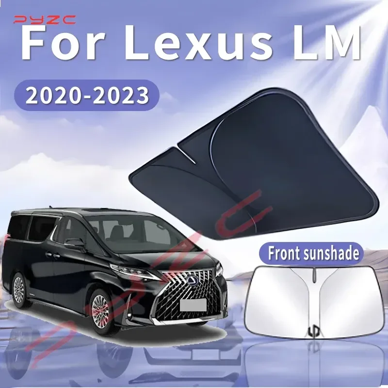 

Солнцезащитный козырек для автомобиля Lexus LM 300h AH30 2020~2023 2021, для лобового стекла, теплоизоляционный, летний, охлаждающий, автоаксессуар