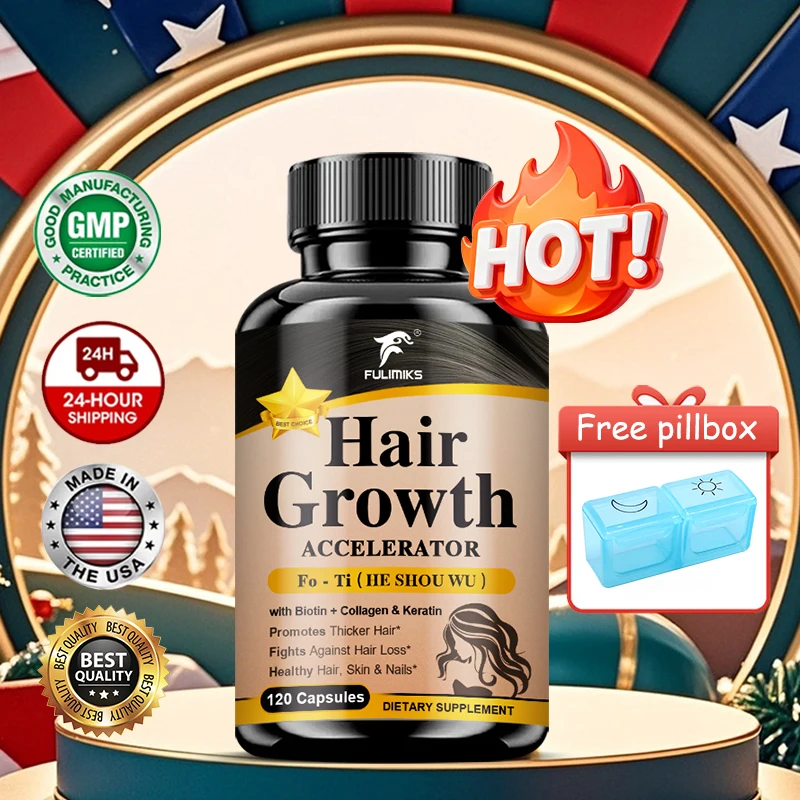 

Капсулы для здоровья волос, горячая распродажа, с экстрактом корня форти, имбирем, для густых волос, ухода за кожей, здоровья костей, необходимые товары для зимы