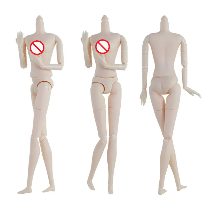 30cm Doll\'s Body 24 Joints Movable White Skin Body 1/6 Girl Doll Accessories Girls Dress Up Toys Gift