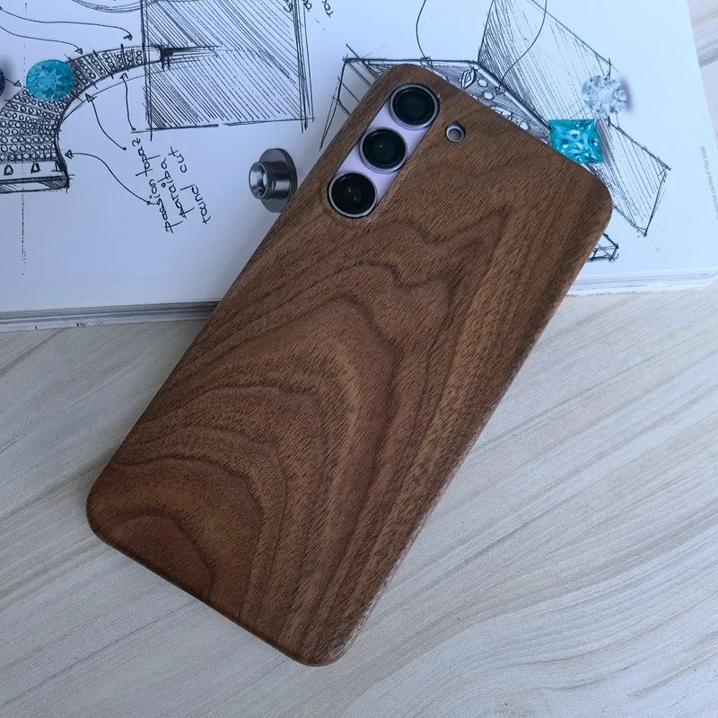 Per Samsung Galaxy s23 ultra Walnut Cherry Wood palissandro Bamboo Cover posteriore in legno per Samsung s23 ultra s23plus