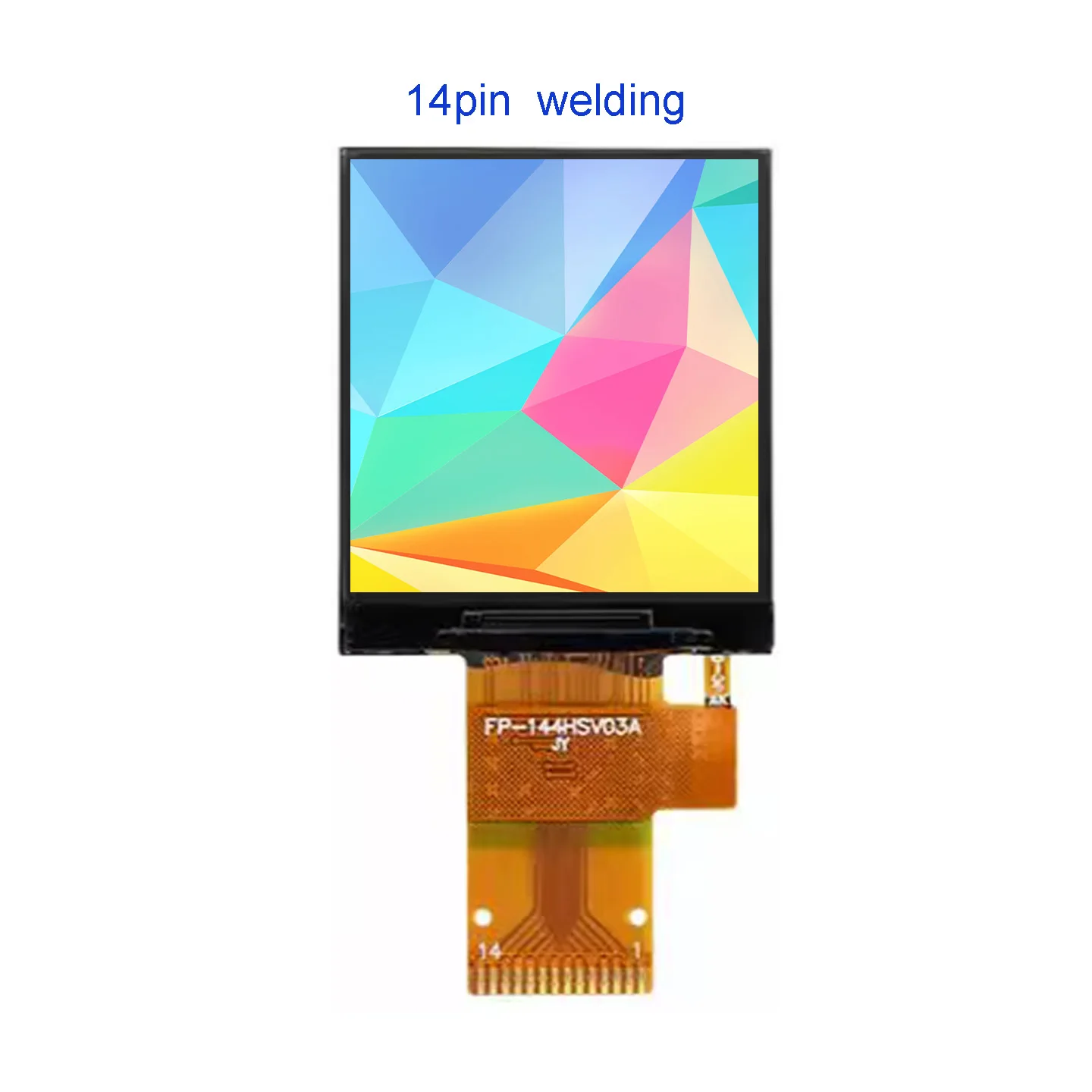 1,44 pulgadas TFT 128*128 pantalla Lcd módulo de color interfaz SPI 8p/10p/12p/ 14p ST7735 control