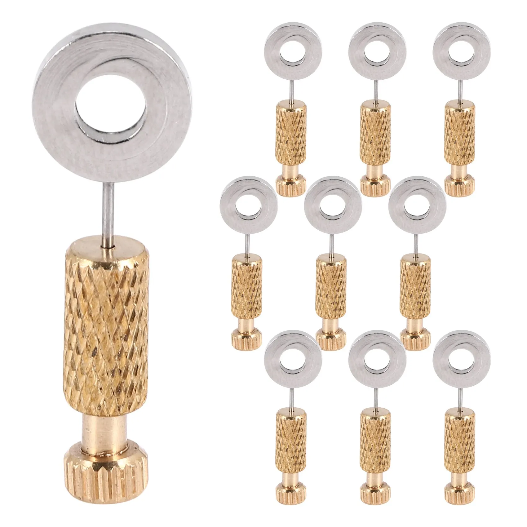 10 pçs ferramentas diy ferramentas de bens de couro artesanal agulha de fixação de sutura bens de couro agulha fixa esparso