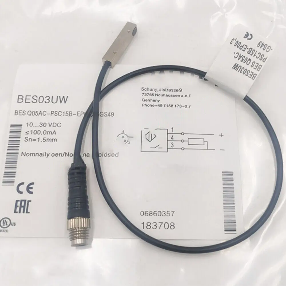 

For BES03UW BES Q05AC-PSC15B-EP00,3-GS49 10-30V DC 3-pin