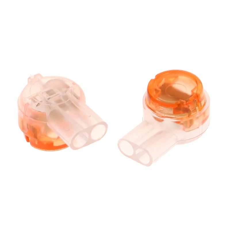 100Pcs K2 Wire Splice Connector Waterproof Uy Gel Filled Wire Button Connector Clear Phone Splice Network Cable Terminals