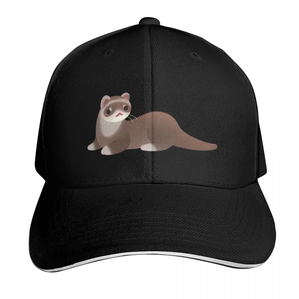 Ferret - bright Baseball Cap Snapback Flat Bill Strapback Dad Hat Six Panel Structured Crown