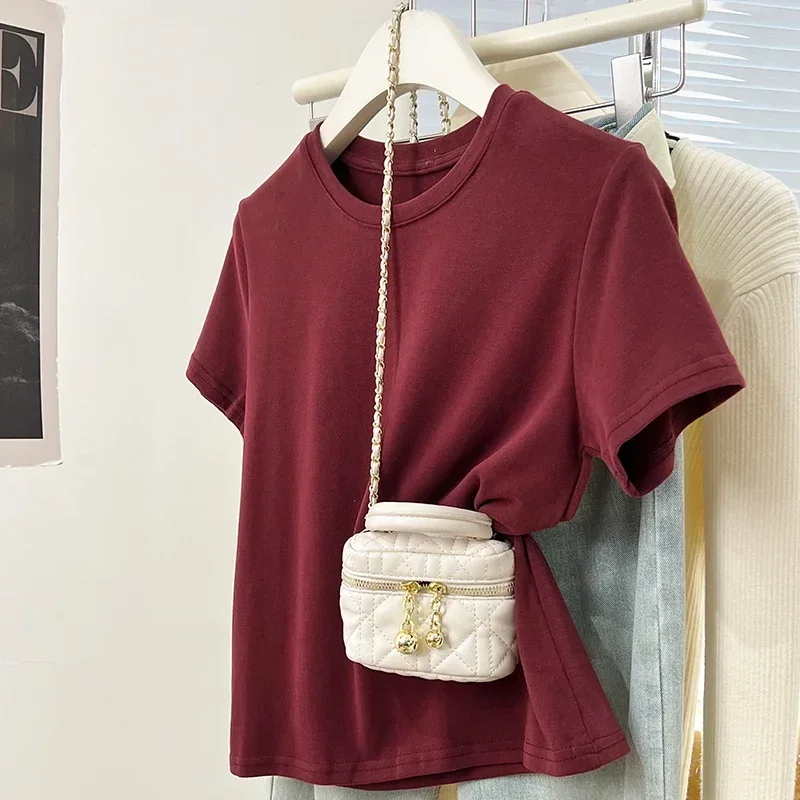 Frauen T Shirt Mädchen T-Shirt Frau Kleidung Tops T-shirt Weibliche Kurzarm Sommer T Sexy Y2k Top Weiß Harajuku Streetwear ﻿