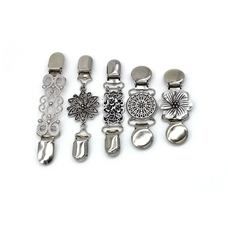 Fashion Sweater Cardigan Clip Duck-mouth Clips Flexible Pin Brooch Shawl Shirt Collar Buckles For Clothing Decor