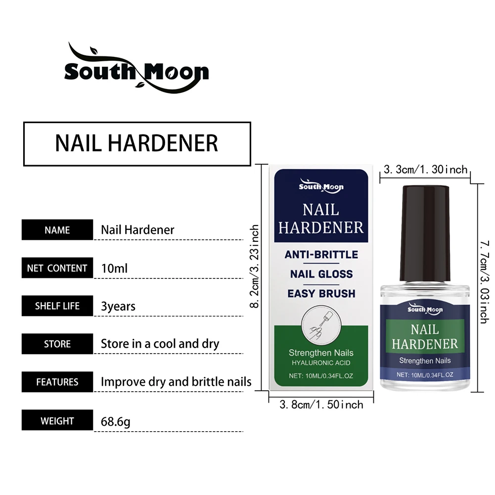 10 مللي علاجات إصلاح الأظافر المهنية مقوي الأظافر للأظافر الهشة العناية بالأظافر سائل ترطيب للنساء والرجال #3