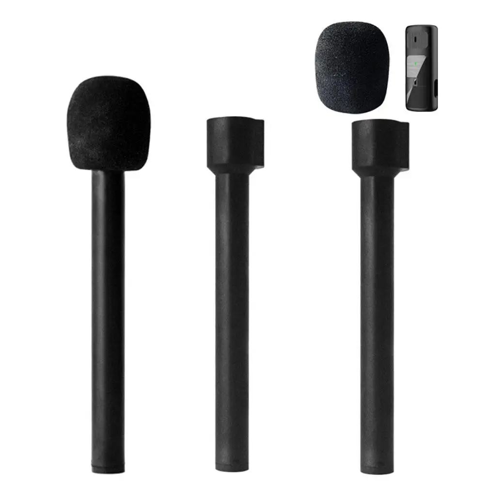 Wireless Microphone Handheld Grip Stick For DJI Mic Portable Wireless Mics Handheld Mount Adapter For Interviews Speeches