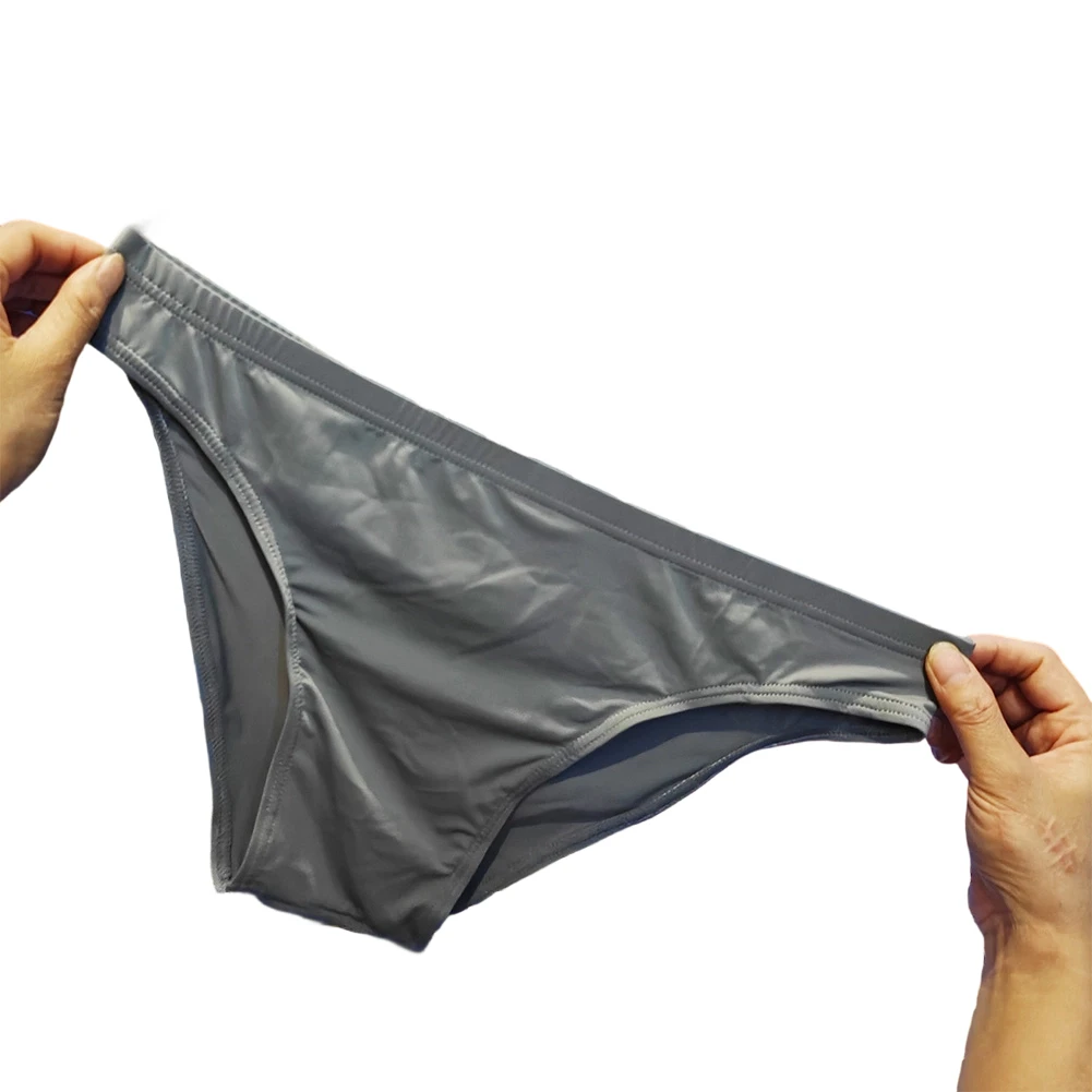 

Мужские трусы-брифы с низкой посадкой без кармана, облегающие, однотонные, дышащие, эротические, с U-образным вырезом, нижнее белье