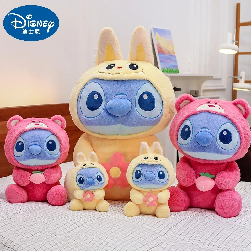 

30/55/80cm Super Big Size Stitch Disney Kawaii Anime Plush Stuffed Doll Room Decoration Plushies Kawaii Children's Holiday Gifts