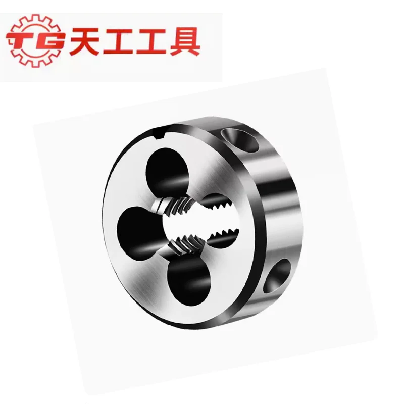 TIANGONG 1PCS Alloy Steel Round Die M3 M4 M5 M6 M8 M10 M12 M14 M16 M18 M20 M22 M24 M27 Thread Screw Threading Dies