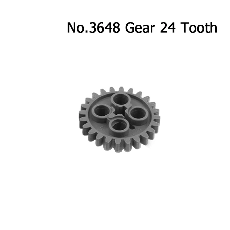 16PCS Technical Gears Pack for High-Tech MOC Building Block Bricks 10928 94925 3648 3649 Assortment Kit 8/16/24/40 Tooth Gears