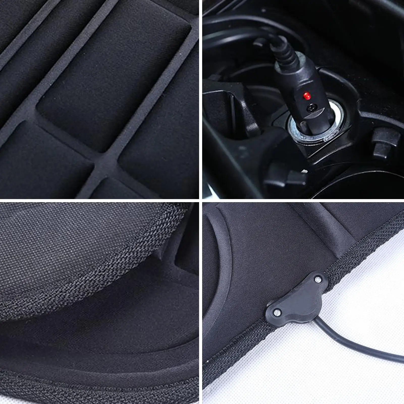 

Heated Car Seat Cover Cold Weather Warmer Automotive Accessories 12V Seat Warmer For Car With 2 Levels For RV Truck Sedan Pickup
