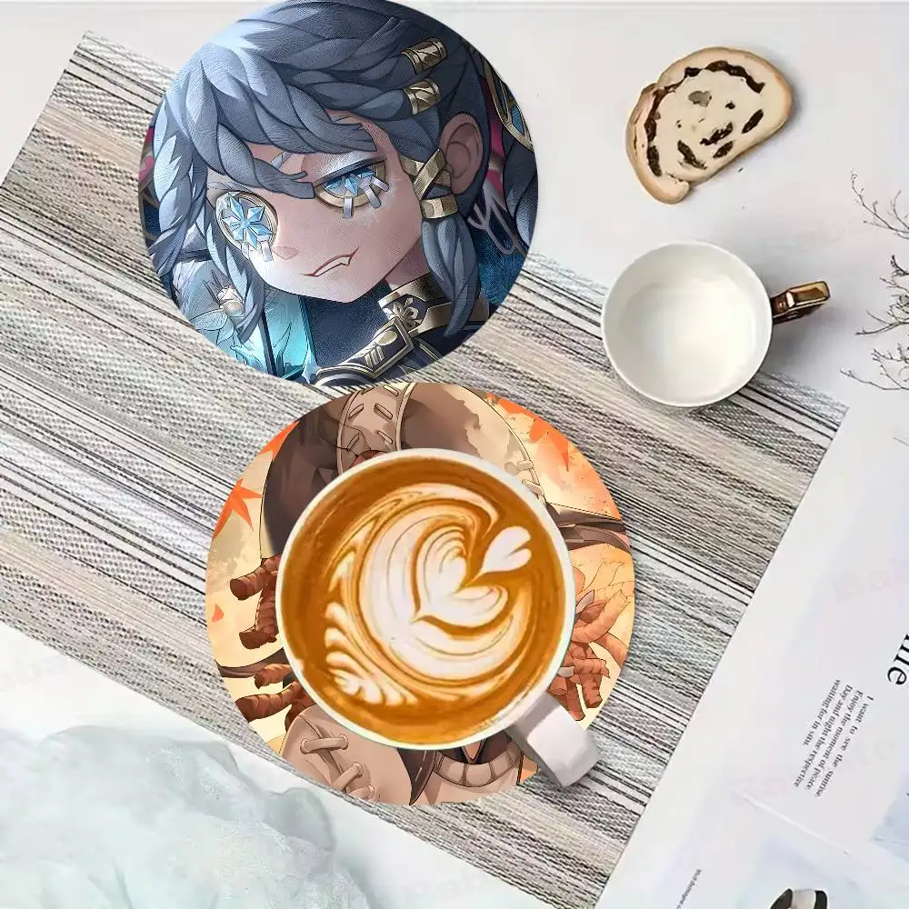 Horror Game Identity V Wooden Coaster Coffee Teacup Decoration Coffee Shop Beverage Shop Family Restaurant Cafe Decoration