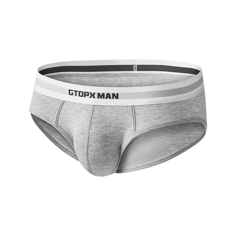 3 paczki letnia jednowarstwowa bielizna męska figi z niskim stanem dla mężczyzn elastyczne majtki Comfort Fit Ropa Interior Hombre