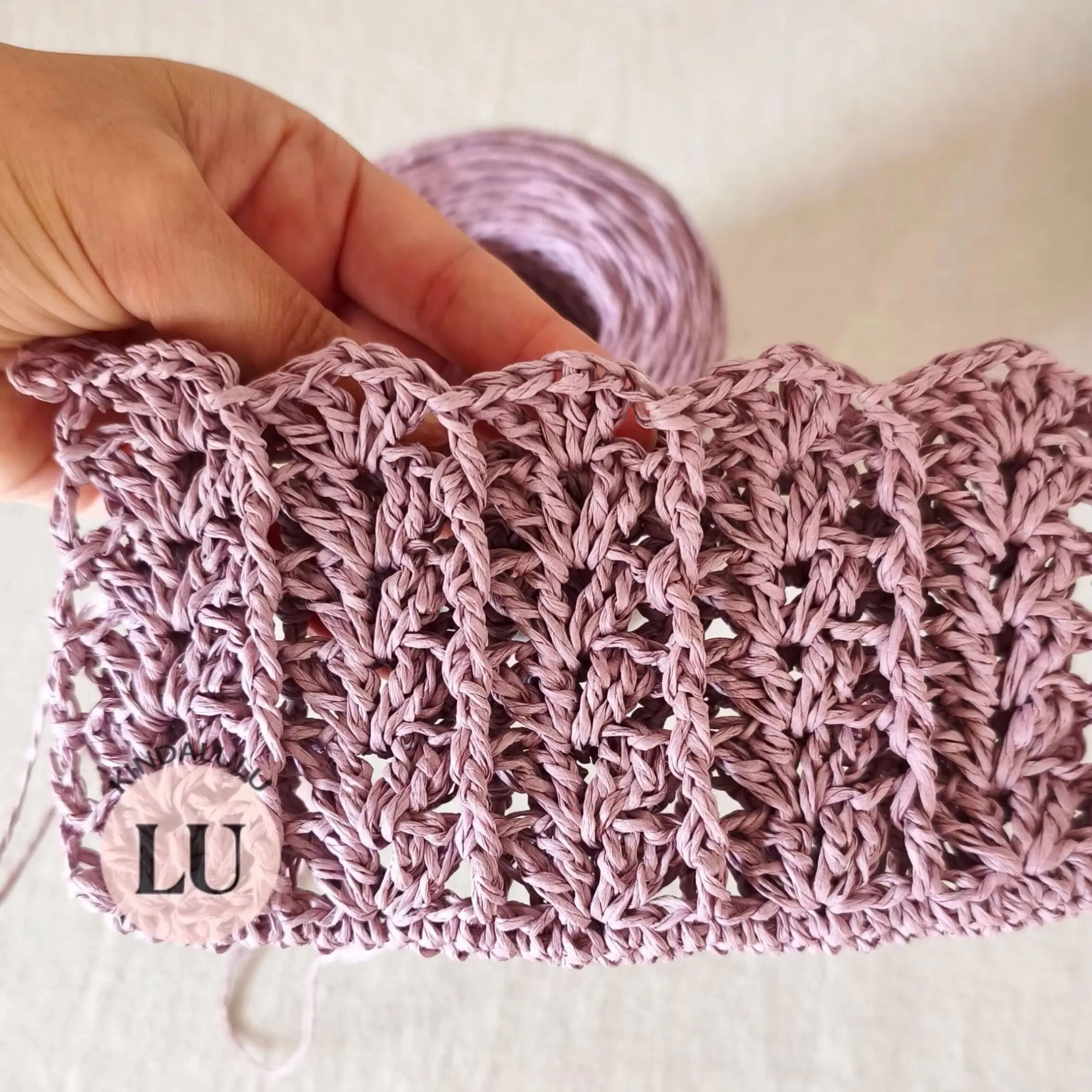 

Purple Pink Natural Raffia Straw Yarn Hand-Knitted Crochet Paper Rope For DIY Sunhat Beach Bag Cord Baking Gift Package 2-Strain