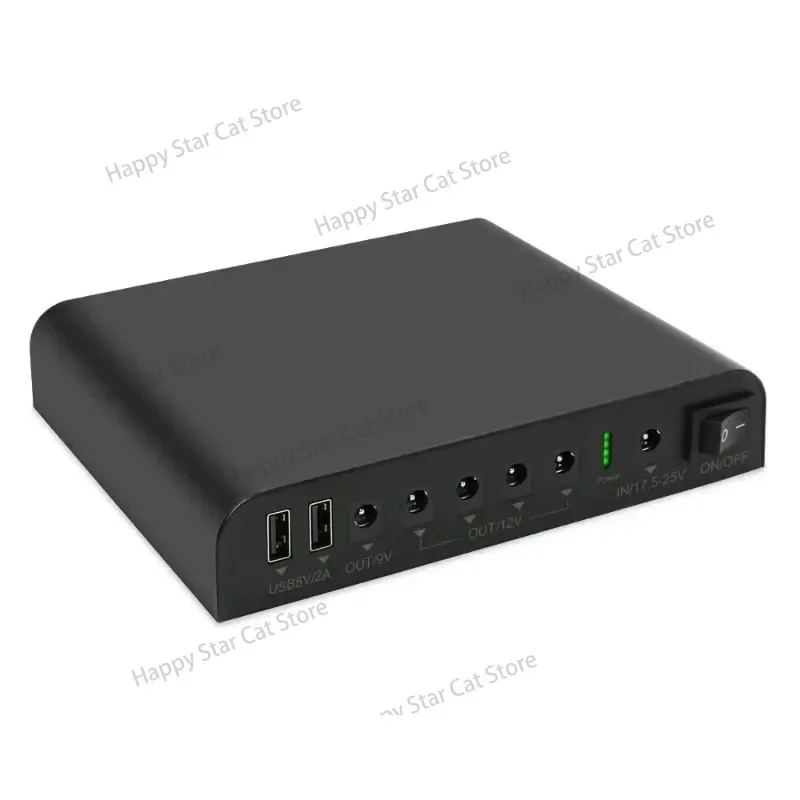 

SL3400 TalentCell DC 12V/9V/5V Output Mini UPS Uninterrupted Power Supply 18650 27000mAh 98Wh Lithium ion Backup Battery