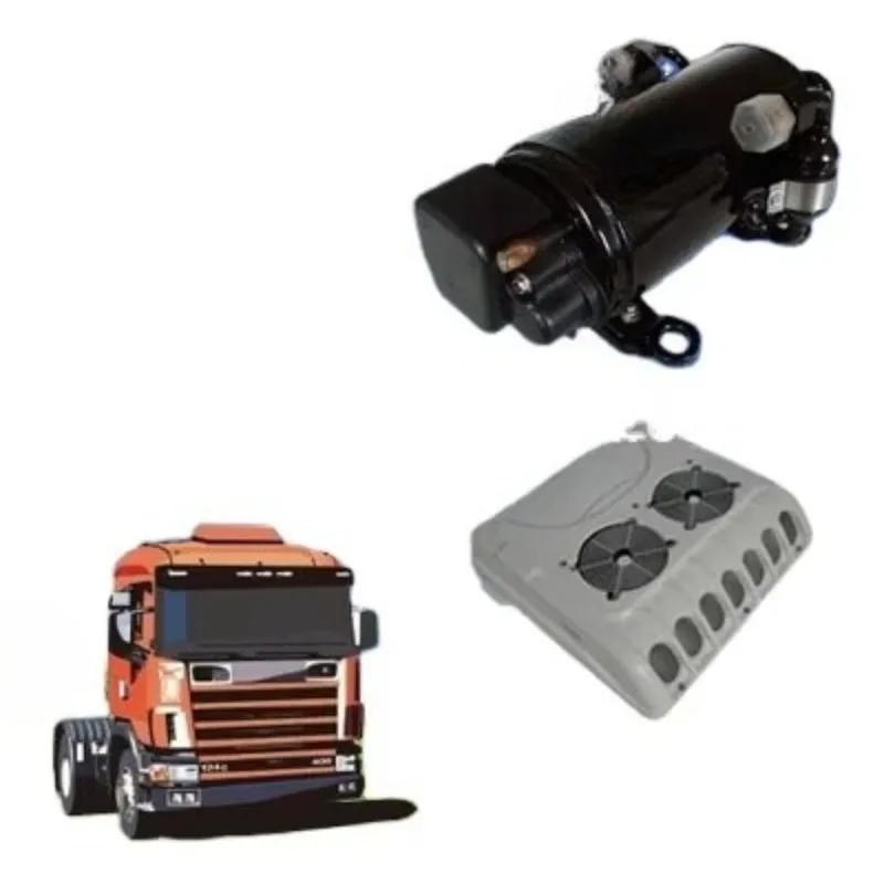 

Dc air Conditioning System in Cars With Bldc 48v Compressor for EV RV Aircondition