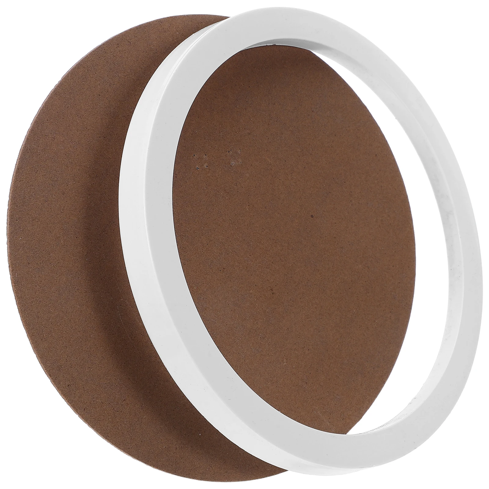 

8pcs 19.5Cm Round Photo Frame Plastic Tabletop Picture Holder For Home Bedroom Office Modern Vintage Display Stand Dustproof