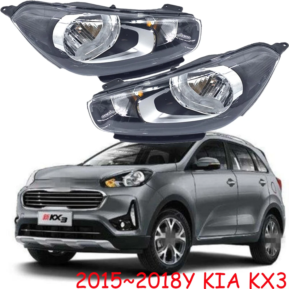 

1pcs car bumpe headlamp For KIA KX3 headlight 2015~2018y car accessories head lamp for KIA KX3 fog light