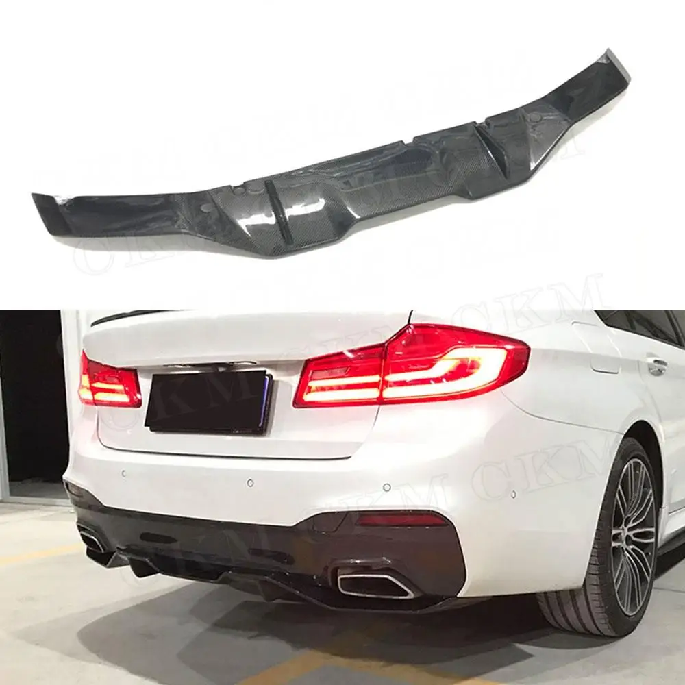 

Carbon Fiber Rear Bumper Lip Diffuser Spoiler for BMW 5 Series G30 G31 G38 M Sport 2017-2023 Car FRP Bumper Guard