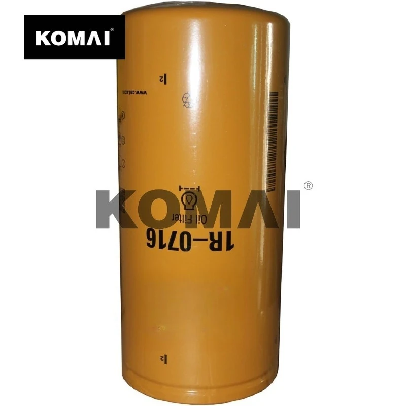KOMAI For CAT 1R0716 1R-0716 Engine Oil Filter Advanced High Efficiency Multipack (Pack of 2)