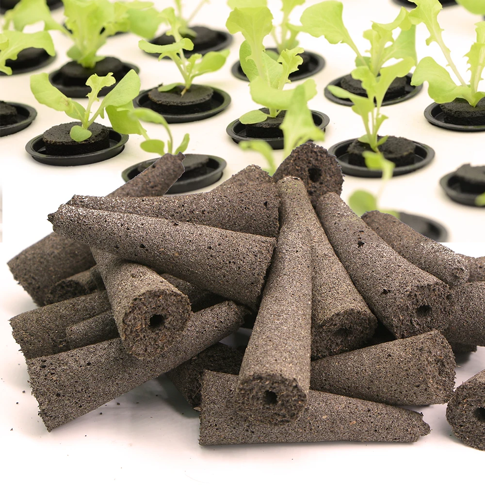 Hydroponics Grow Sponge Supplement Seeds Pods Replacement Root Seedling Starters Nursery Germinate Indoor Garden Growing System