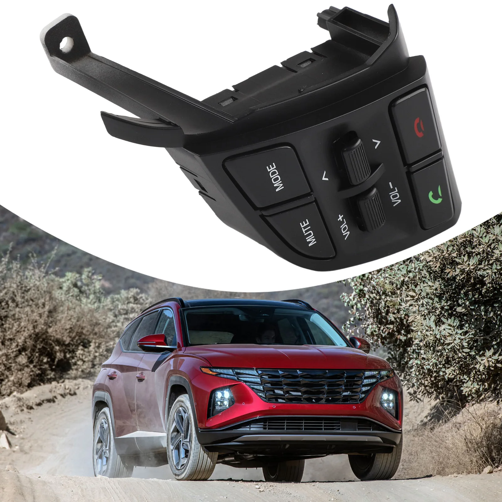 

OEM-совместимая кнопка управления рулевым колесом, левая сторона, подходит для моделей Hyundai Tucson '15 '18 часть # 96710D35004X