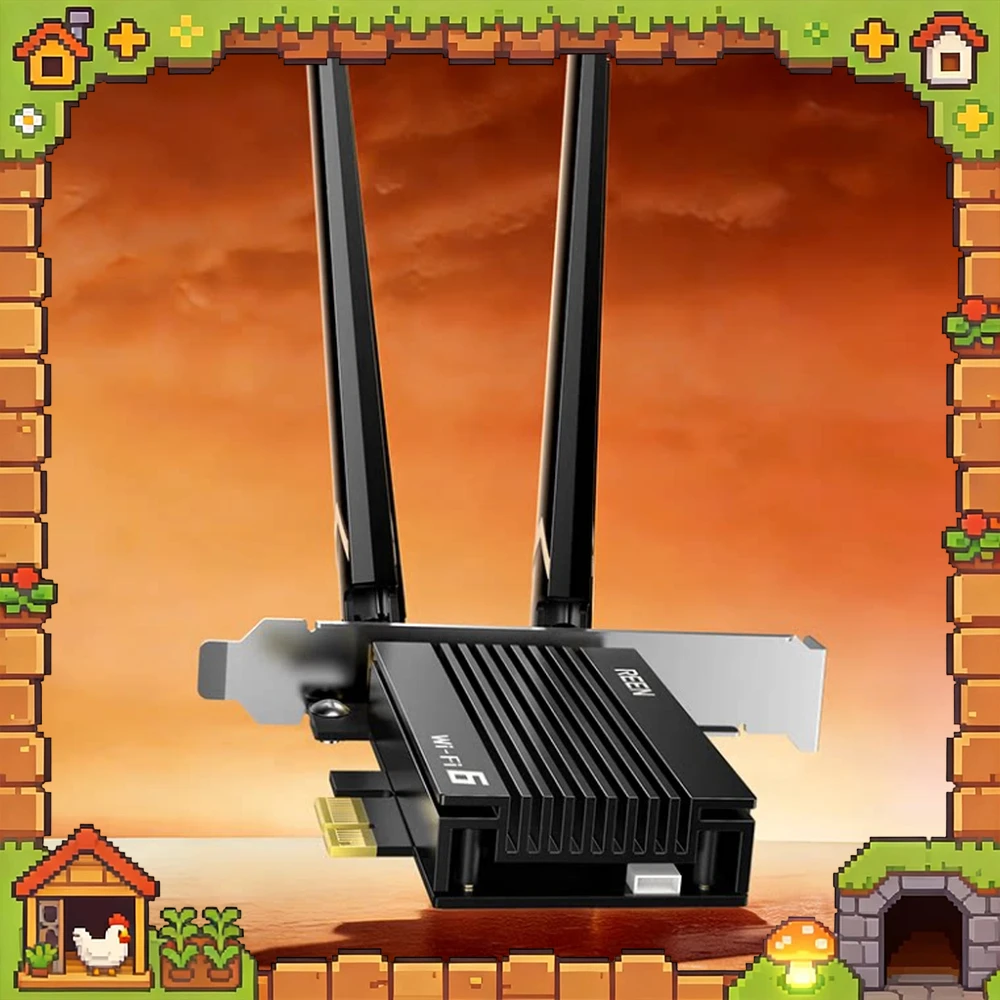 UGREEN 75903 PCIe WiFi 6 Network Card CM788 AX3000 Dual Band 5GHz Bluetooth 5.4 Adapter for Windows 10 Desktop PC