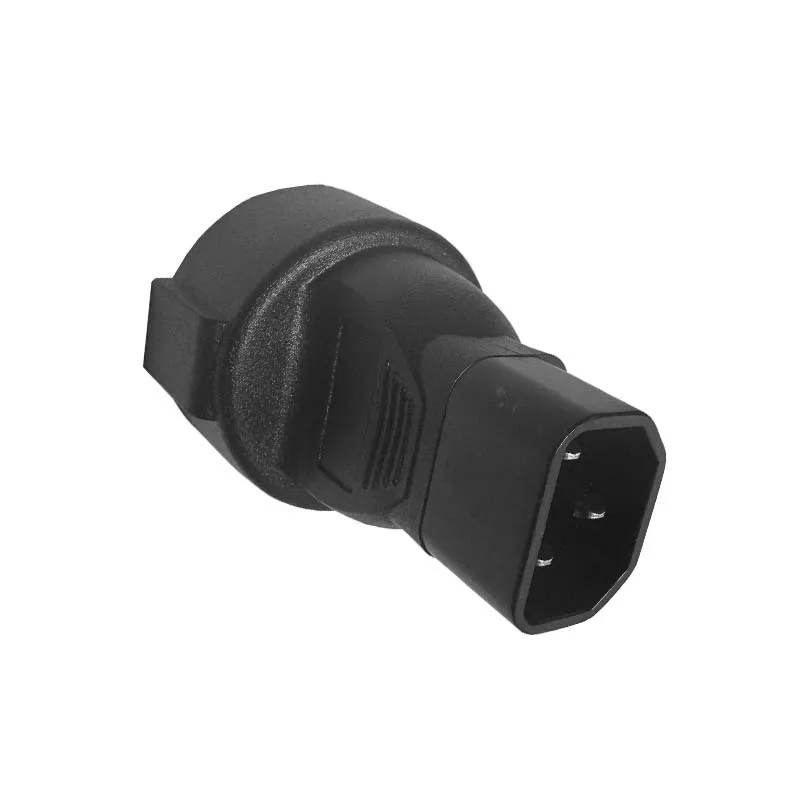 EU Power Cord Plug Converter IEC 320 C14 Male to Europe Schuko Female Socket Converter Adapter for UPS PDU Power Adapter